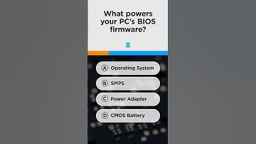 CMOS Battery Quiz - Answer In One Minute!! | One Minute Quiz Questions | #Shorts | Simplilearn