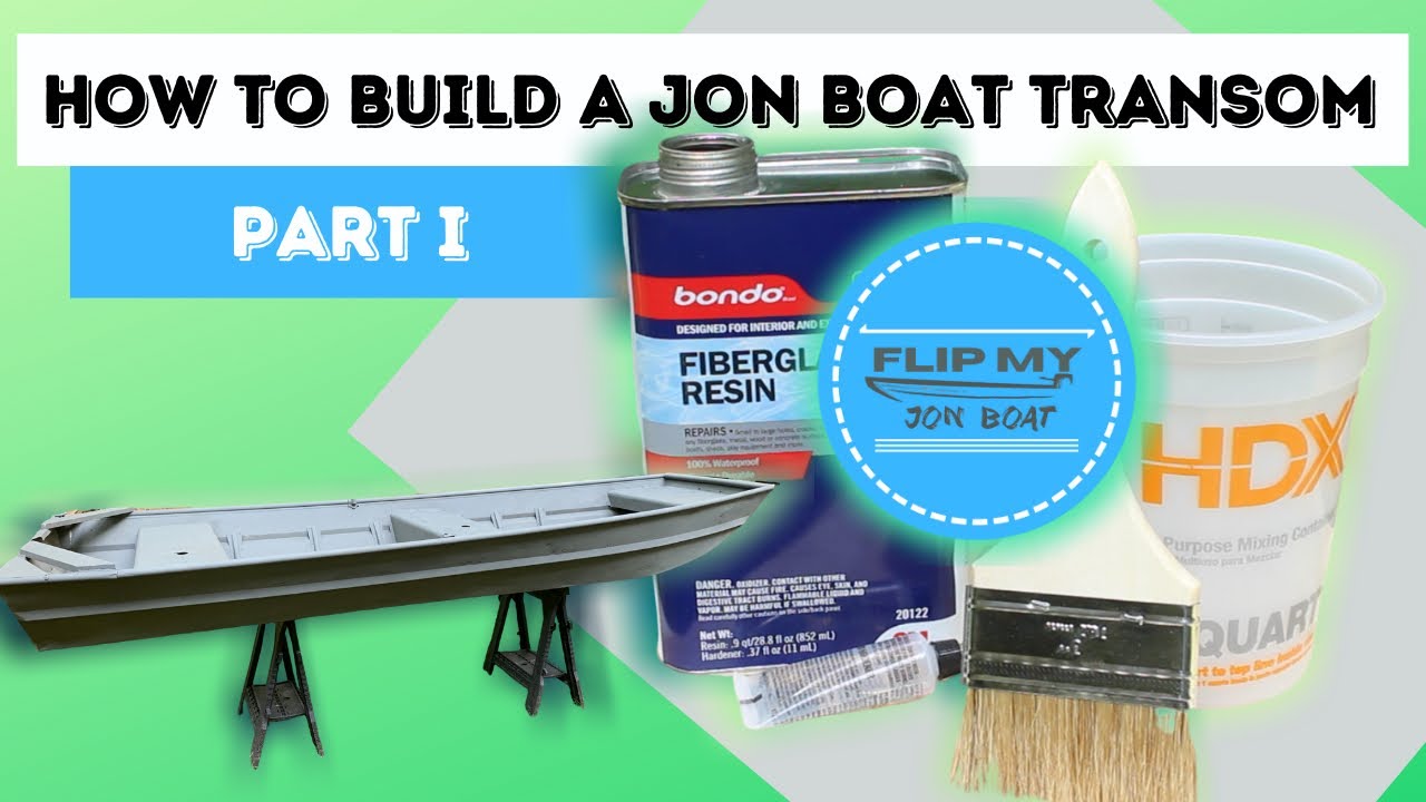 How to Build Jon Boat Transom Part 1 YouTube