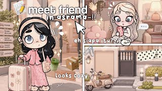 Meet friend in asrama ?🧺📦 | Avatar world aesthetic 🐻🍞 | decor part two screenshot 4