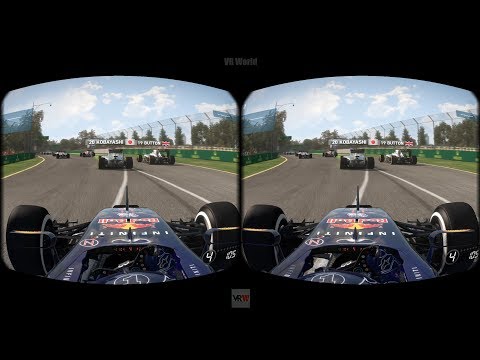 F1 Formula Racing In Virtual Reality - Grand Prix Race Highlights 3D Vr Sbs Htc Vive