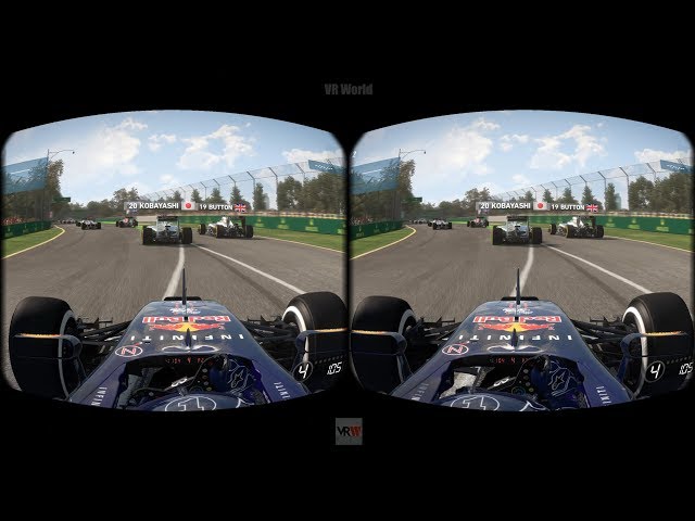 F1 Formula Racing in Virtual reality - Grand Prix Race Highlights 3D VR SBS HTC Vive class=