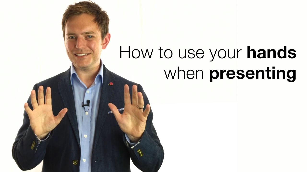 how to use hand gestures in a presentation