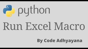 Run Excel Macro in Python