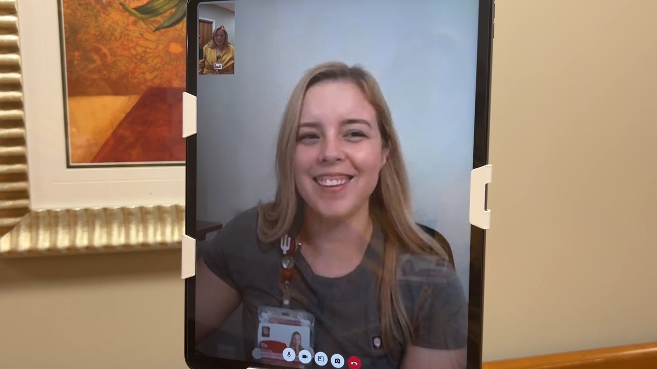 Virtual nurses support team, patients at IU Health North