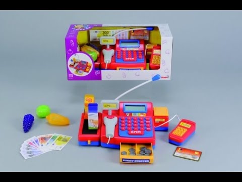 Кассовый аппарат "Супермаркет" со сканером и аксессуарами Simba