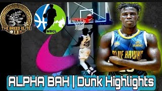 MBGL_ 21 Under | ALPHA BAH | Dunk Highlights Team: Blue HAWKS _ @thebreedelite