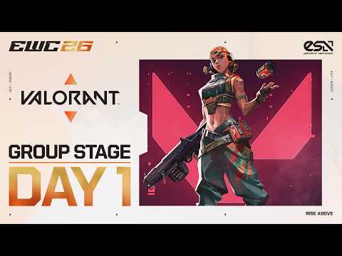 MN | VALORANT at EWC 26 - Day 1 - Group Stage | Paper Rex vs. NRG