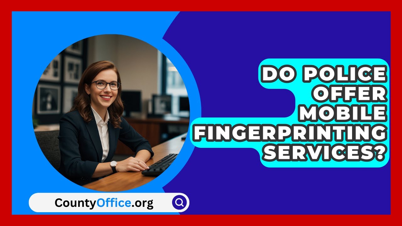 Do Police Offer Mobile Fingerprinting Services? - CountyOffice.org