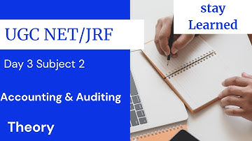 Accounting & Auditing  UGC NET/JRF (paper2 in Malayalam)  Stay Learned