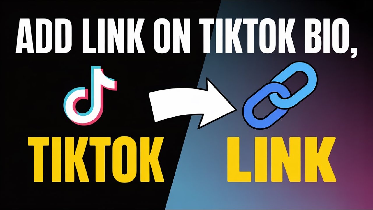 how to add youtube video link to tiktok bio