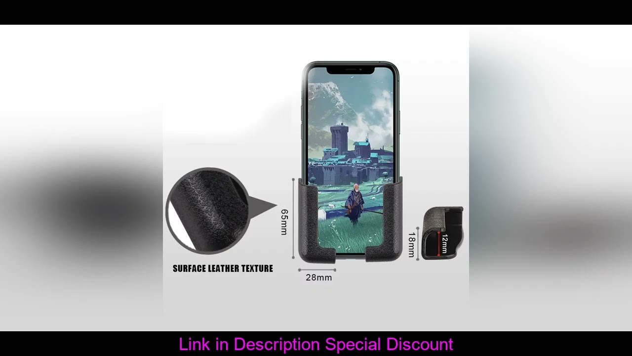 Multifunction Car Phone Mount Cell Phone Holder Lightness Portability No Space Occupy Stand Auto