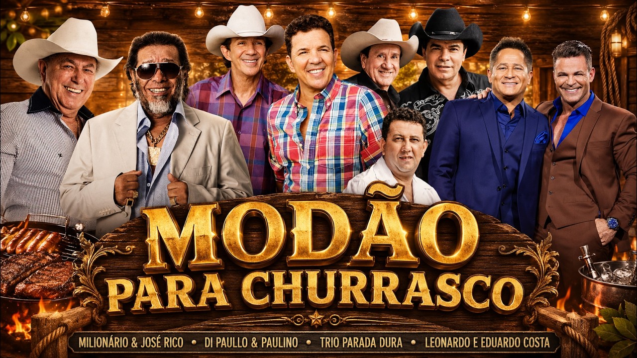 Modão Para Churrasco | Milionário & José Rico, Trio Parada Dura, Di Paullo & Paulino