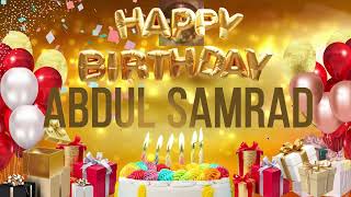 Abdul Samrad - Happy Birthday Abdul Samrad