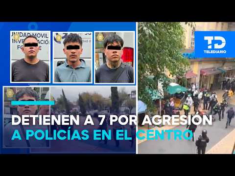 Traffic officers assaulted during operation in Mexico City's Centro neighborhood; 7 arrested