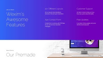 Wexim - One Page Parallax
