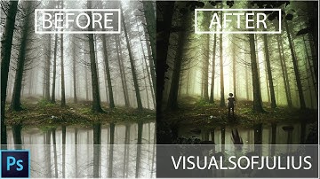 MAGIC FOREST - PHOTOSHOP MANIPULATION 2017