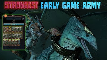 Strongest doomstack before turn 10 - Lizardmen Tiktaq