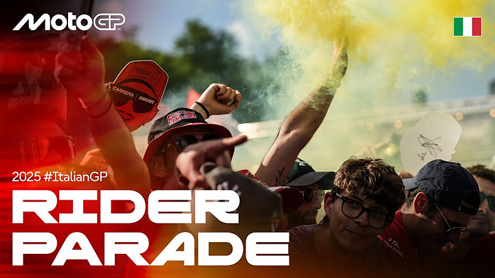 Rider Parade | 2025 Italian GP
