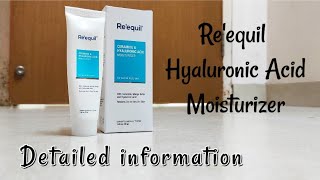 Re'equil Ceramide Hyaluronic Acid Moisturiser | Dry Skincare Routine | Detailed Review