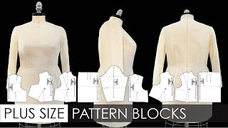 Introducing New PLUS SIZE Pattern Blocks!