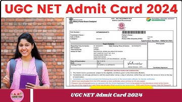 UGC NET Admit Card 2024 Kaise Download Kare || How To Download UGC NET Admit Card 2024 December