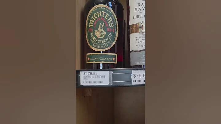 Michter's Barrel Strength Rye Whiskey "bourbon hunting short"