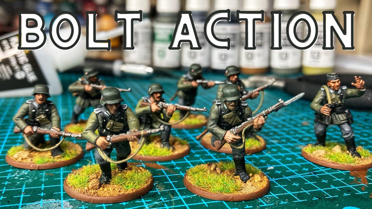 Starting Bolt Action: (Ep1) - Blitzkrieg German Infantry - Unbox | Build | Paint