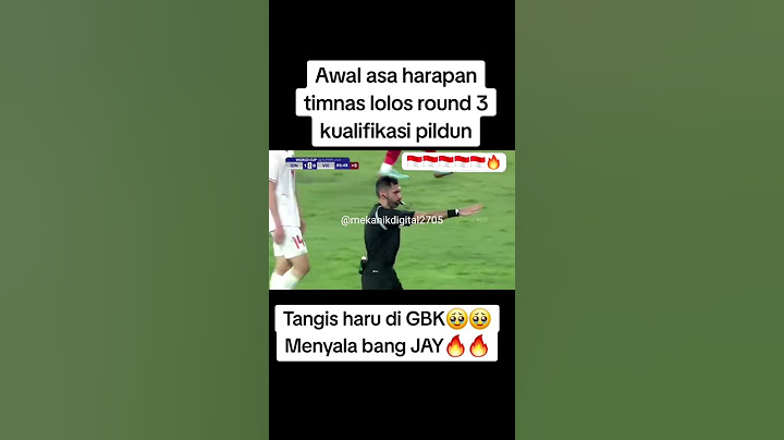 indonesia lolos round 3 #football #pyp #timnasday #pypシ