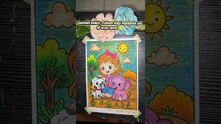 Coloring sketch #art #drawing #coloring #fypシ #fyp #oilpastels #crayon #gradasicrayon #fypage