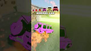 Big &amp; Small Cars vs Laser Jump Challenge