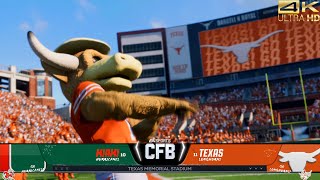 EA Sports College Football 26 (PS5) Miami Hurricanes vs. Texas Longhorns [4K ULTRA HD]