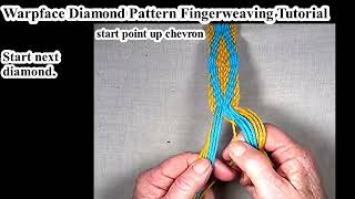 Famous Warpface Diamond Pattern Fingerweaving Tutorial Profile