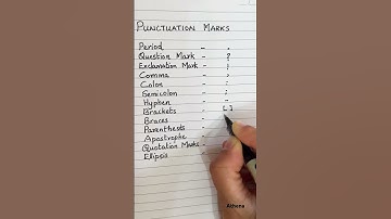 Punctuation Marks #shorts #shortvideo #youtubeshorts