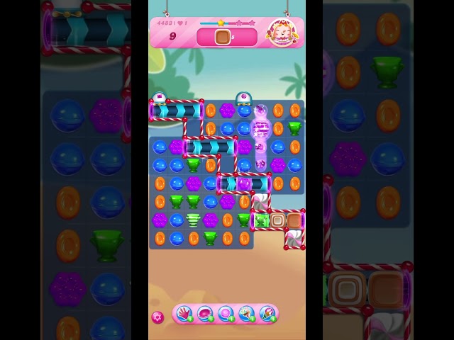 #games #candymate #candycrushsaga level 4483 #withoutbooster #nightmarishlyhardlevel class=