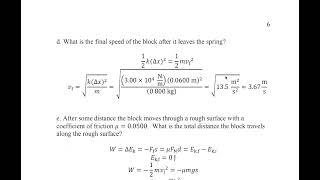 AP Physics 1 Unit 3 - Work and Energy with Springs (with Free Worksheet)