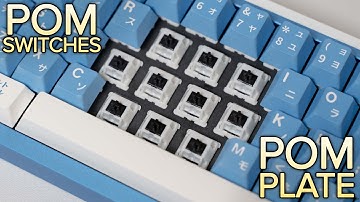 POM Switches + POM Plate Mode SixtyFive Sound Test
