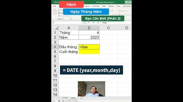 Hàm ngày tháng năm P3: Date, EoMonth