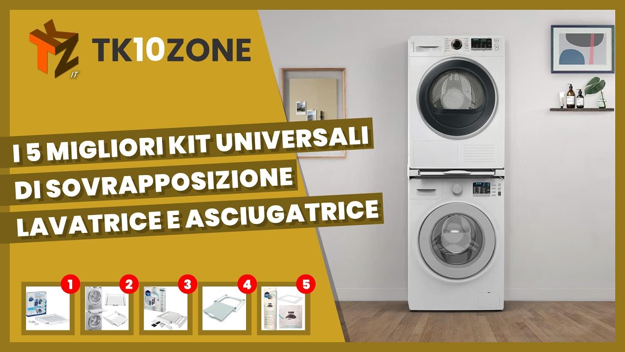 I 5 migliori kit universali di sovrapposizione lavatrice e