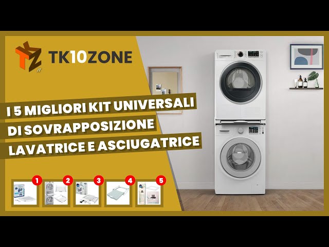 I 5 migliori kit universali di sovrapposizione lavatrice e asciugatrice 