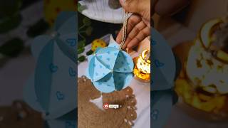 Paper Craft DIY | Hanging Decor | Super easy &amp; cute 💙 #youtubeshorts #diy #craft #papercraft