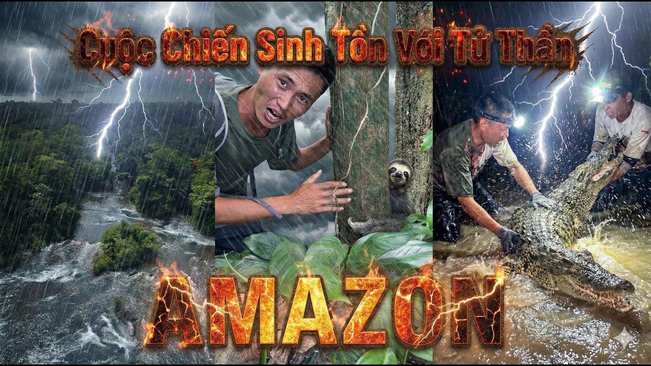 Tập 1 | AMAZON - Cuộc Chiến Sinh Tồn Với Tử Thần Khu Rừng Nguy Hiểm Bậc Nhất Thế Giới