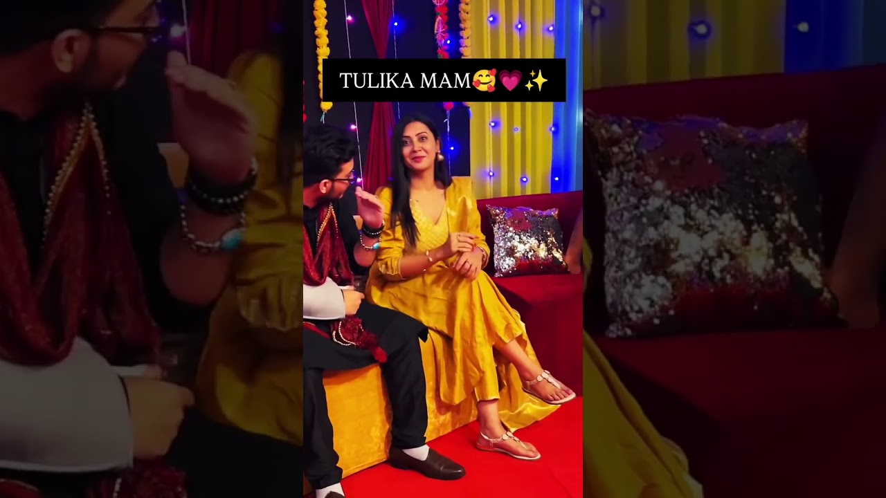 TULIKA MAM WITH VIPIN SIR || LOOKING BEAUTIFUL 😍 MOMENTTULIKA 