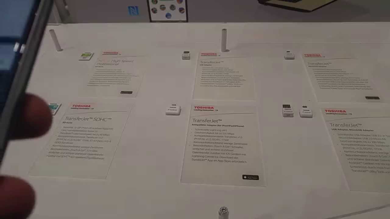 IFA 2015 Toshiba TransferJet Kablosuz Birimler