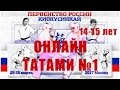 Первенство России 14-15 лет (IKO). Татами №1