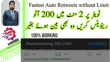 Auto Retweets on Twitter Trend using Kiwi Browser | 300 Retweets in 2 Minute 2022 #Twitter #Retweets