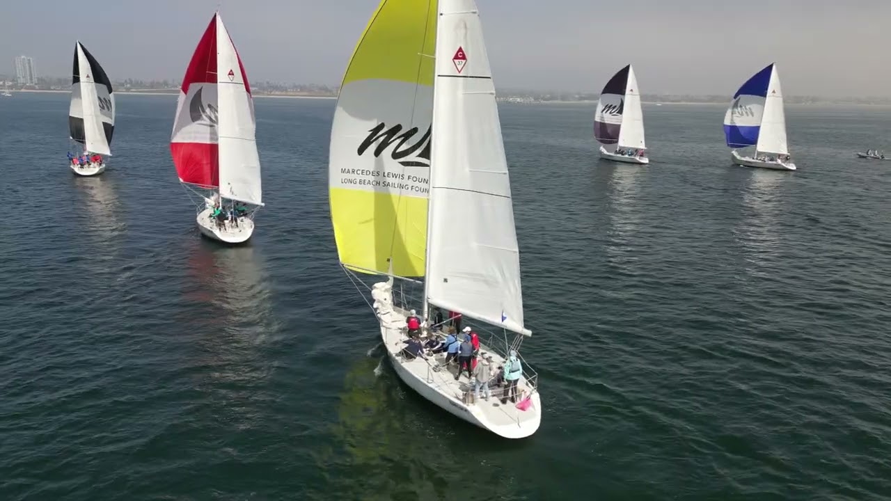 2024 Linda Elias Regatta   Oct 12   Race 1   Weather mark & downwind pt 1