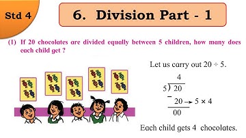 4th std Maths chapter 6 Division part 1| Maharashtra State Board