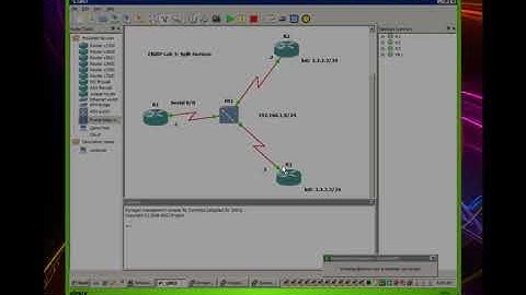 Cisco Enhanced Interior Gateway Routing Protocol EIGRP Lab 3 (Split Horizon)