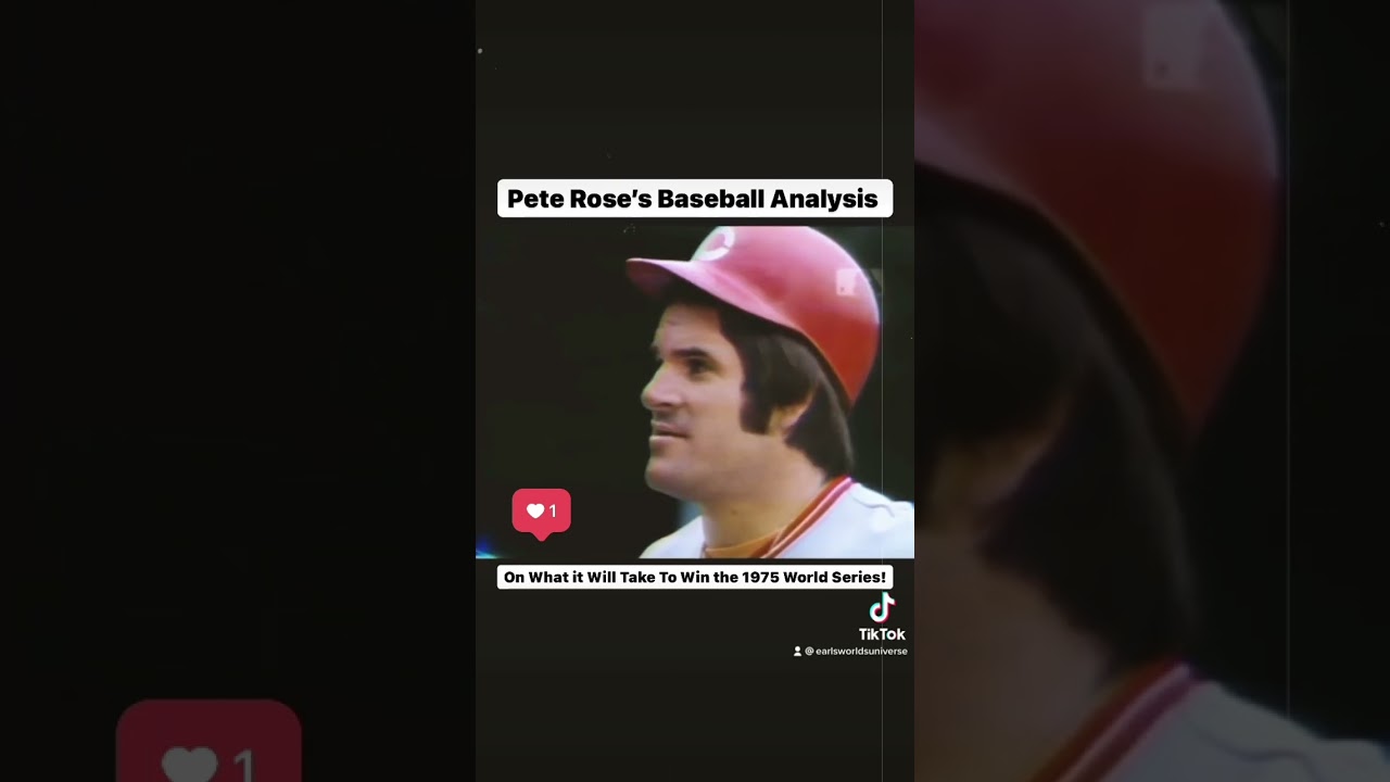Pete Rose Breaks Down the ‘75 Series