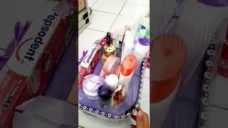 Seserahan Kosmetik Keranjang Ungu||Rihana Wedding